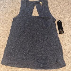 Studio Gray Cut Out Sleeveless Tank Top